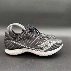 Saucony Velocity MP Running Racing Track Shoes Athletic Sneakers Womens 9 Black